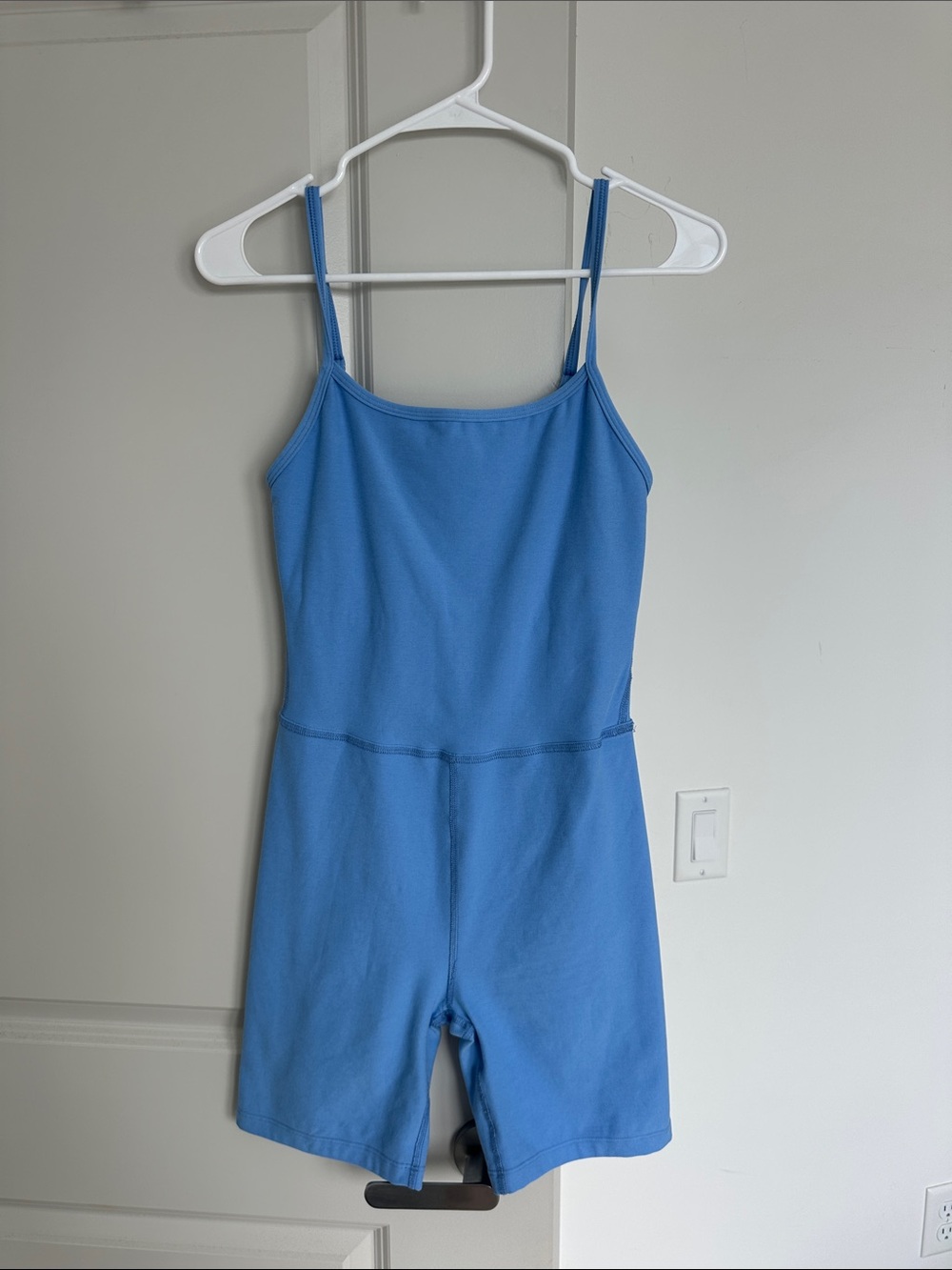 Beyond Yoga Sky Blue Strappy Jumpsuit Romper